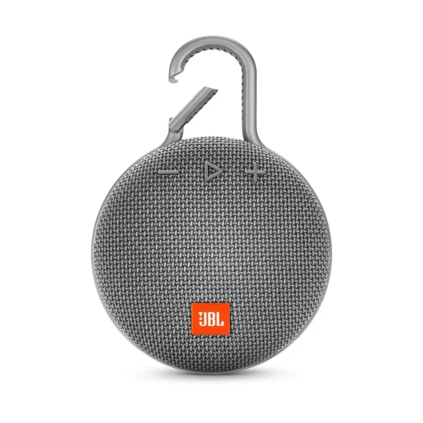 JBL Clip 3 Portable Bluetooth Speaker with Carabiner - Gray - Afbeelding 2