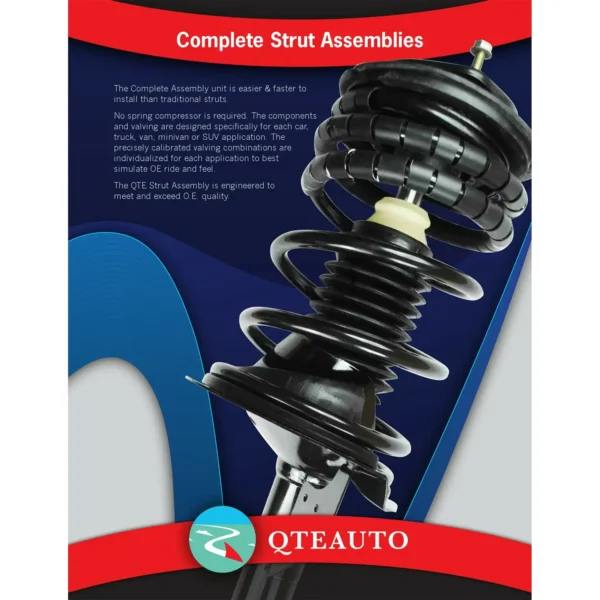 Set Front Quick Complete Strut-Coil Spring-Rear Shock For 2018-2021 GMC Terrain - Afbeelding 2