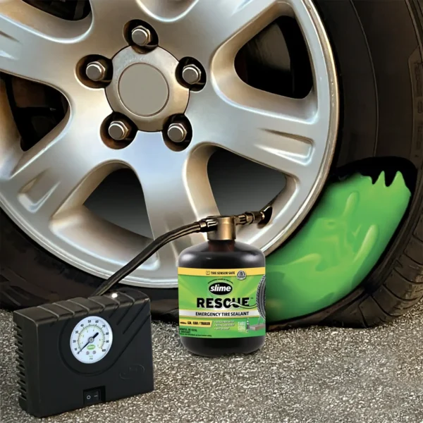 Slime Emergency Roadside Kit with Tire Inflator, Jumper Cables and Tire Sealant - Afbeelding 2