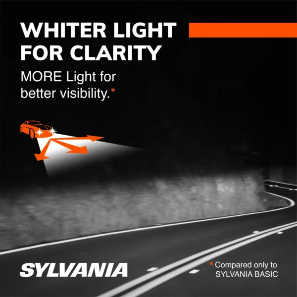 Sylvania H11 SilverStar ULTRA Halogen Headlight Bulb, 2 Pack, Compatible with Multiple Cars - Afbeelding 2