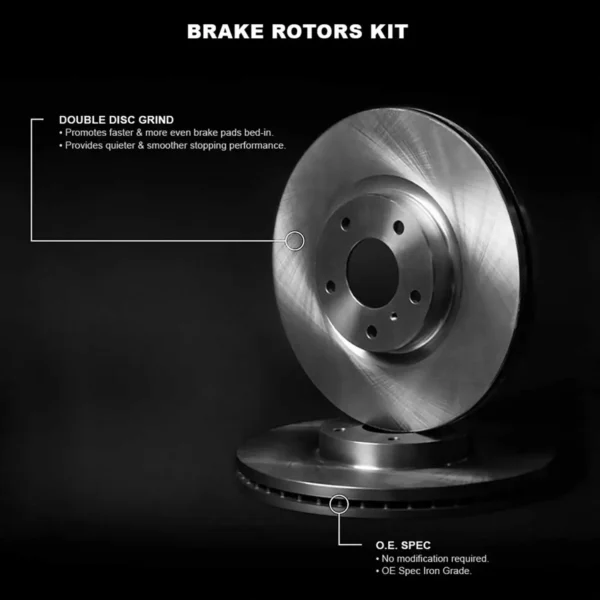 R1 Concepts Wfpn1 73044 R1 Concepts Brake Rotor Blank Fits select- 2007-2011 AUDI S6 - Afbeelding 3