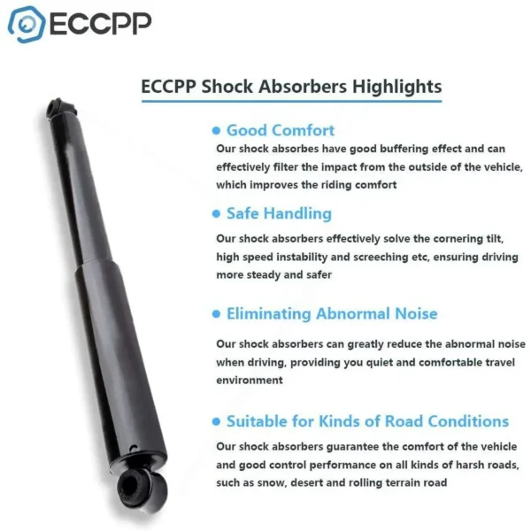 Shock Absorbers for Nissan,ECCPP Front Rear Shock Absorbers - Afbeelding 3